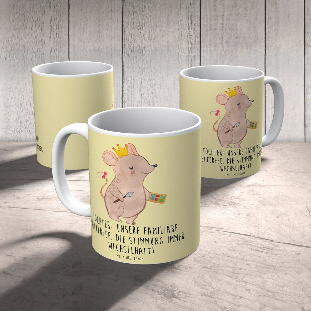 Tasse Tochter Wetterfee Tasse, Kaffeetasse, Teetasse, Becher, Kaffeebecher, Teebecher, Keramiktasse, Porzellantasse, Büro Tasse, Geschenk Tasse, Tasse Sprüche, Tasse Motive, Kaffeetassen, Tasse bedrucken, Designer Tasse, Cappuccino Tassen, Schöne Teetassen, Familie, Vatertag, Muttertag, Bruder, Schwester, Mama, Papa, Oma, Opa