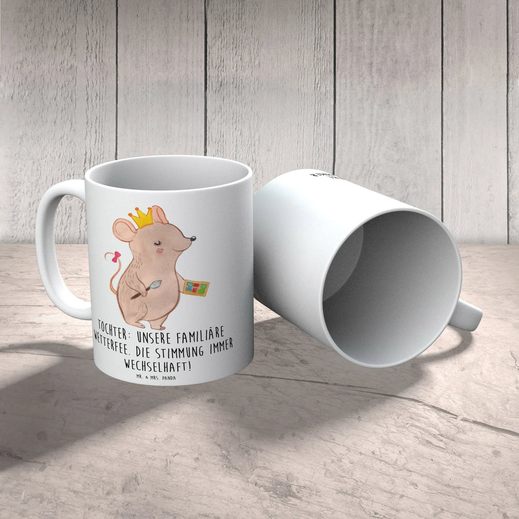 Tasse Tochter Wetterfee Tasse, Kaffeetasse, Teetasse, Becher, Kaffeebecher, Teebecher, Keramiktasse, Porzellantasse, Büro Tasse, Geschenk Tasse, Tasse Sprüche, Tasse Motive, Kaffeetassen, Tasse bedrucken, Designer Tasse, Cappuccino Tassen, Schöne Teetassen, Familie, Vatertag, Muttertag, Bruder, Schwester, Mama, Papa, Oma, Opa