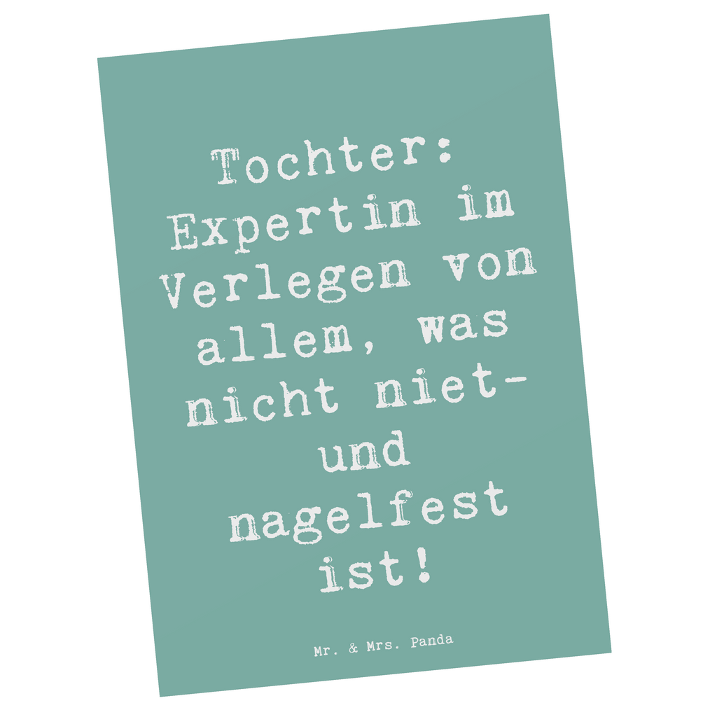 Postkarte Spruch Tochter Expertin Postkarte, Karte, Geschenkkarte, Grußkarte, Einladung, Ansichtskarte, Geburtstagskarte, Einladungskarte, Dankeskarte, Ansichtskarten, Einladung Geburtstag, Einladungskarten Geburtstag, Familie, Vatertag, Muttertag, Bruder, Schwester, Mama, Papa, Oma, Opa