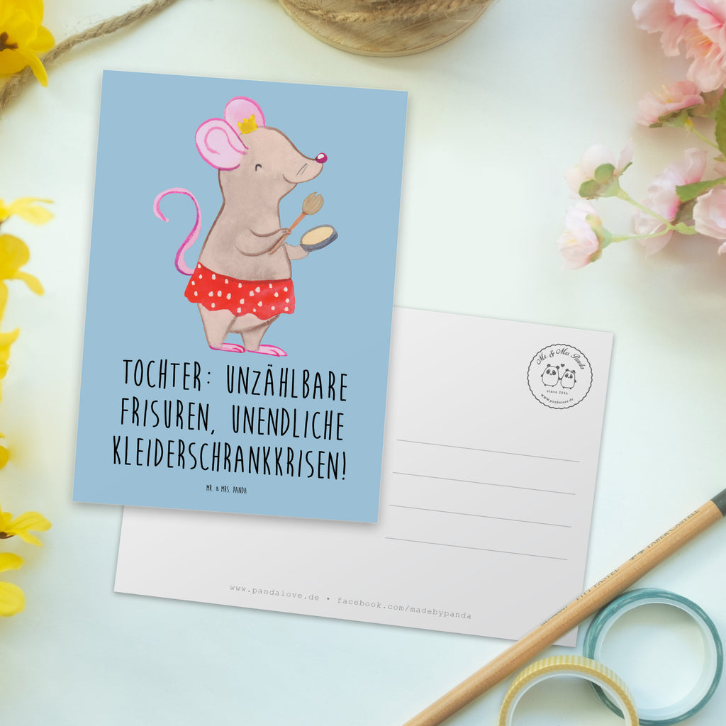 Postkarte Tochter Mode Postkarte, Karte, Geschenkkarte, Grußkarte, Einladung, Ansichtskarte, Geburtstagskarte, Einladungskarte, Dankeskarte, Ansichtskarten, Einladung Geburtstag, Einladungskarten Geburtstag, Familie, Vatertag, Muttertag, Bruder, Schwester, Mama, Papa, Oma, Opa