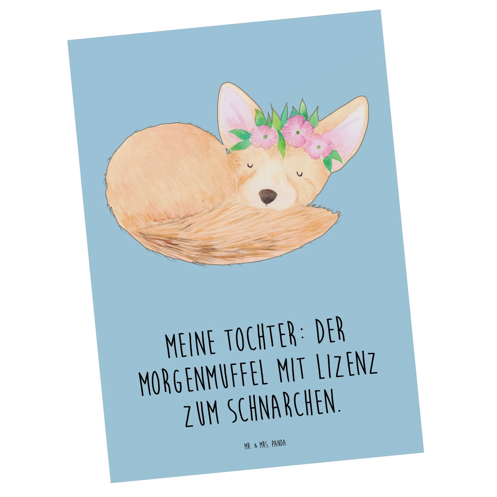 Postkarte Tochter Morgenmuffel Postkarte, Karte, Geschenkkarte, Grußkarte, Einladung, Ansichtskarte, Geburtstagskarte, Einladungskarte, Dankeskarte, Ansichtskarten, Einladung Geburtstag, Einladungskarten Geburtstag, Familie, Vatertag, Muttertag, Bruder, Schwester, Mama, Papa, Oma, Opa