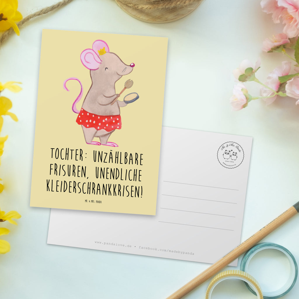 Postkarte Tochter Mode Postkarte, Karte, Geschenkkarte, Grußkarte, Einladung, Ansichtskarte, Geburtstagskarte, Einladungskarte, Dankeskarte, Ansichtskarten, Einladung Geburtstag, Einladungskarten Geburtstag, Familie, Vatertag, Muttertag, Bruder, Schwester, Mama, Papa, Oma, Opa