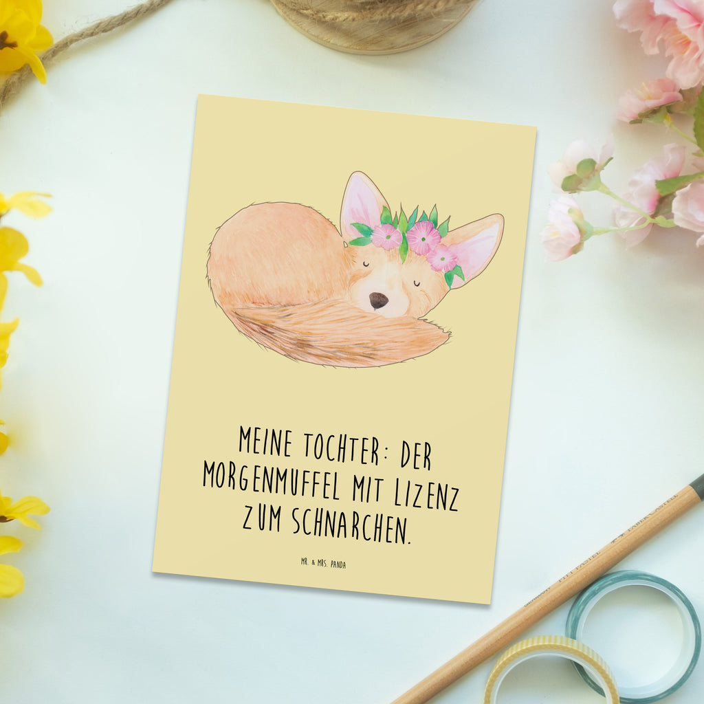 Postkarte Tochter Morgenmuffel Postkarte, Karte, Geschenkkarte, Grußkarte, Einladung, Ansichtskarte, Geburtstagskarte, Einladungskarte, Dankeskarte, Ansichtskarten, Einladung Geburtstag, Einladungskarten Geburtstag, Familie, Vatertag, Muttertag, Bruder, Schwester, Mama, Papa, Oma, Opa