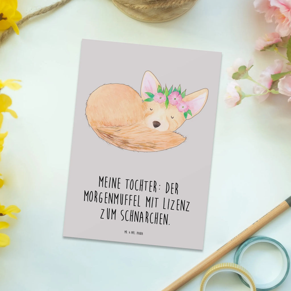 Postkarte Tochter Morgenmuffel Postkarte, Karte, Geschenkkarte, Grußkarte, Einladung, Ansichtskarte, Geburtstagskarte, Einladungskarte, Dankeskarte, Ansichtskarten, Einladung Geburtstag, Einladungskarten Geburtstag, Familie, Vatertag, Muttertag, Bruder, Schwester, Mama, Papa, Oma, Opa