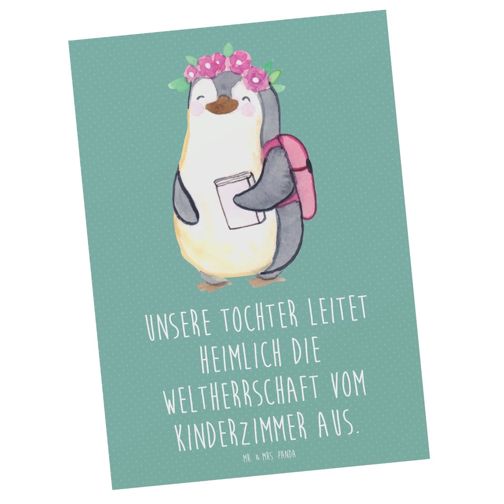 Postkarte Tochter Weltherrschaft Postkarte, Karte, Geschenkkarte, Grußkarte, Einladung, Ansichtskarte, Geburtstagskarte, Einladungskarte, Dankeskarte, Ansichtskarten, Einladung Geburtstag, Einladungskarten Geburtstag, Familie, Vatertag, Muttertag, Bruder, Schwester, Mama, Papa, Oma, Opa