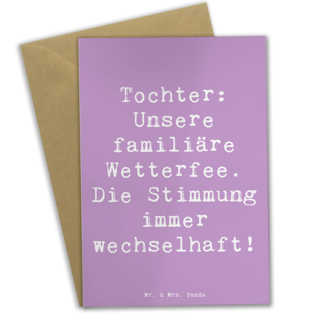 Grußkarte Spruch Tochter Wetterfee Grußkarte, Klappkarte, Einladungskarte, Glückwunschkarte, Hochzeitskarte, Geburtstagskarte, Karte, Ansichtskarten, Familie, Vatertag, Muttertag, Bruder, Schwester, Mama, Papa, Oma, Opa