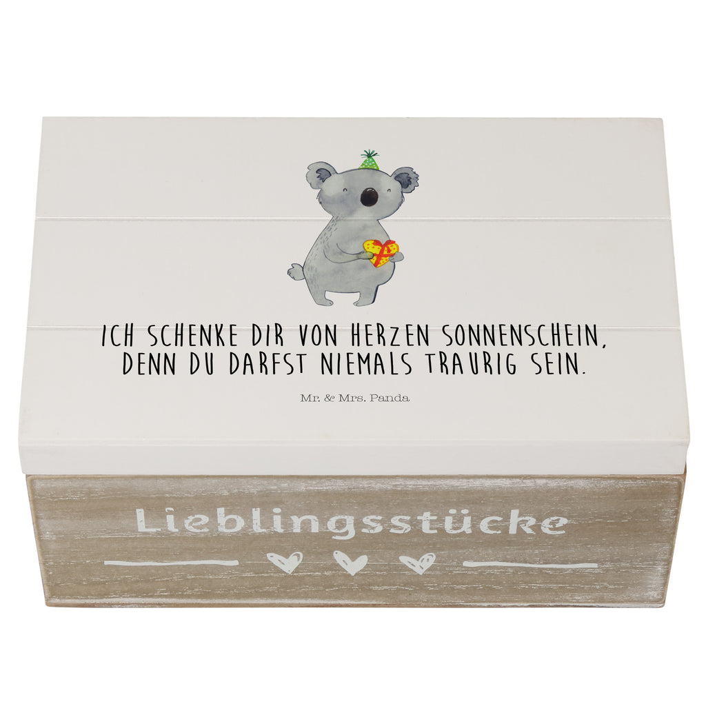 Holzkiste Koala Geschenk Holzkiste, Kiste, Schatzkiste, Truhe, Schatulle, XXL, Erinnerungsbox, Erinnerungskiste, Dekokiste, Aufbewahrungsbox, Geschenkbox, Geschenkdose, Koala, Koalabär, Geschenk, Geburtstag, Party