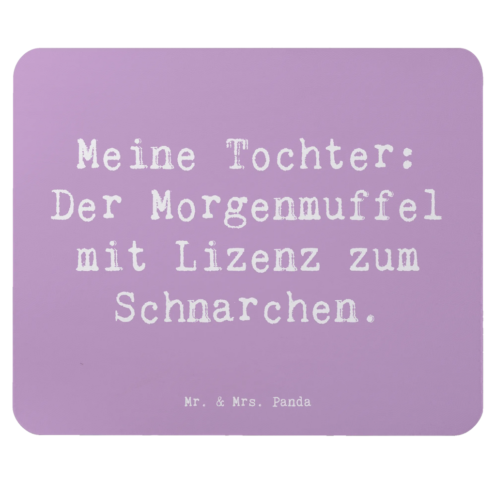 Mauspad Spruch Tochter Morgenmuffel Mousepad, Computer zubehör, Büroausstattung, PC Zubehör, Arbeitszimmer, Mauspad, Einzigartiges Mauspad, Designer Mauspad, Mausunterlage, Mauspad Büro, Familie, Vatertag, Muttertag, Bruder, Schwester, Mama, Papa, Oma, Opa