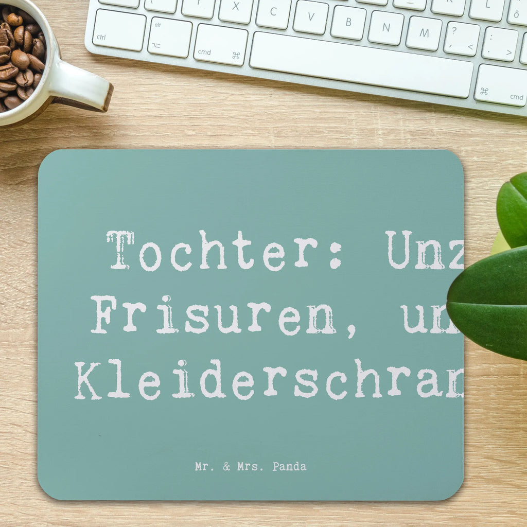 Mauspad Spruch Tochter Mode Mousepad, Computer zubehör, Büroausstattung, PC Zubehör, Arbeitszimmer, Mauspad, Einzigartiges Mauspad, Designer Mauspad, Mausunterlage, Mauspad Büro, Familie, Vatertag, Muttertag, Bruder, Schwester, Mama, Papa, Oma, Opa