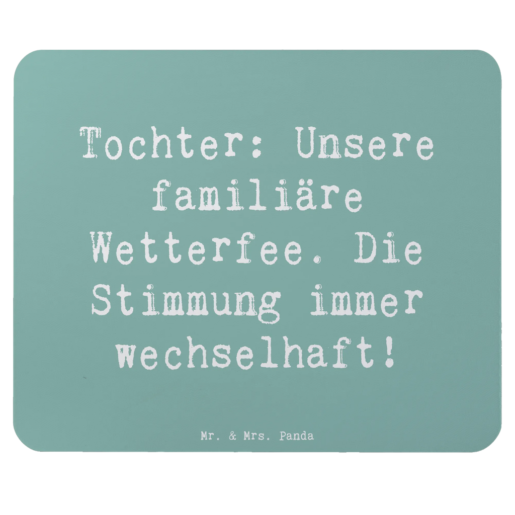 Mauspad Spruch Tochter Wetterfee Mousepad, Computer zubehör, Büroausstattung, PC Zubehör, Arbeitszimmer, Mauspad, Einzigartiges Mauspad, Designer Mauspad, Mausunterlage, Mauspad Büro, Familie, Vatertag, Muttertag, Bruder, Schwester, Mama, Papa, Oma, Opa