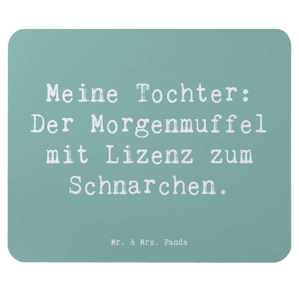 Mauspad Spruch Tochter Morgenmuffel Mousepad, Computer zubehör, Büroausstattung, PC Zubehör, Arbeitszimmer, Mauspad, Einzigartiges Mauspad, Designer Mauspad, Mausunterlage, Mauspad Büro, Familie, Vatertag, Muttertag, Bruder, Schwester, Mama, Papa, Oma, Opa