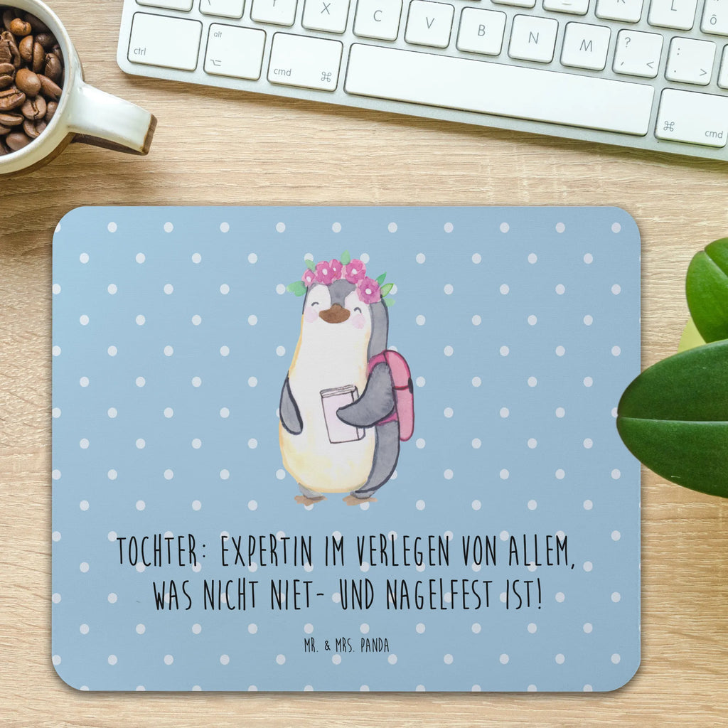 Mauspad Tochter Expertin Mousepad, Computer zubehör, Büroausstattung, PC Zubehör, Arbeitszimmer, Mauspad, Einzigartiges Mauspad, Designer Mauspad, Mausunterlage, Mauspad Büro, Familie, Vatertag, Muttertag, Bruder, Schwester, Mama, Papa, Oma, Opa