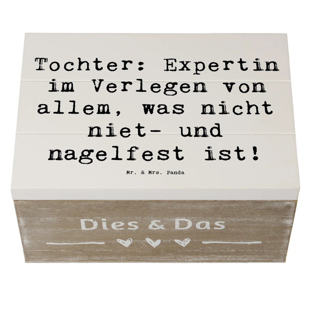 Holzkiste Spruch Tochter Expertin Holzkiste, Kiste, Schatzkiste, Truhe, Schatulle, XXL, Erinnerungsbox, Erinnerungskiste, Dekokiste, Aufbewahrungsbox, Geschenkbox, Geschenkdose, Familie, Vatertag, Muttertag, Bruder, Schwester, Mama, Papa, Oma, Opa