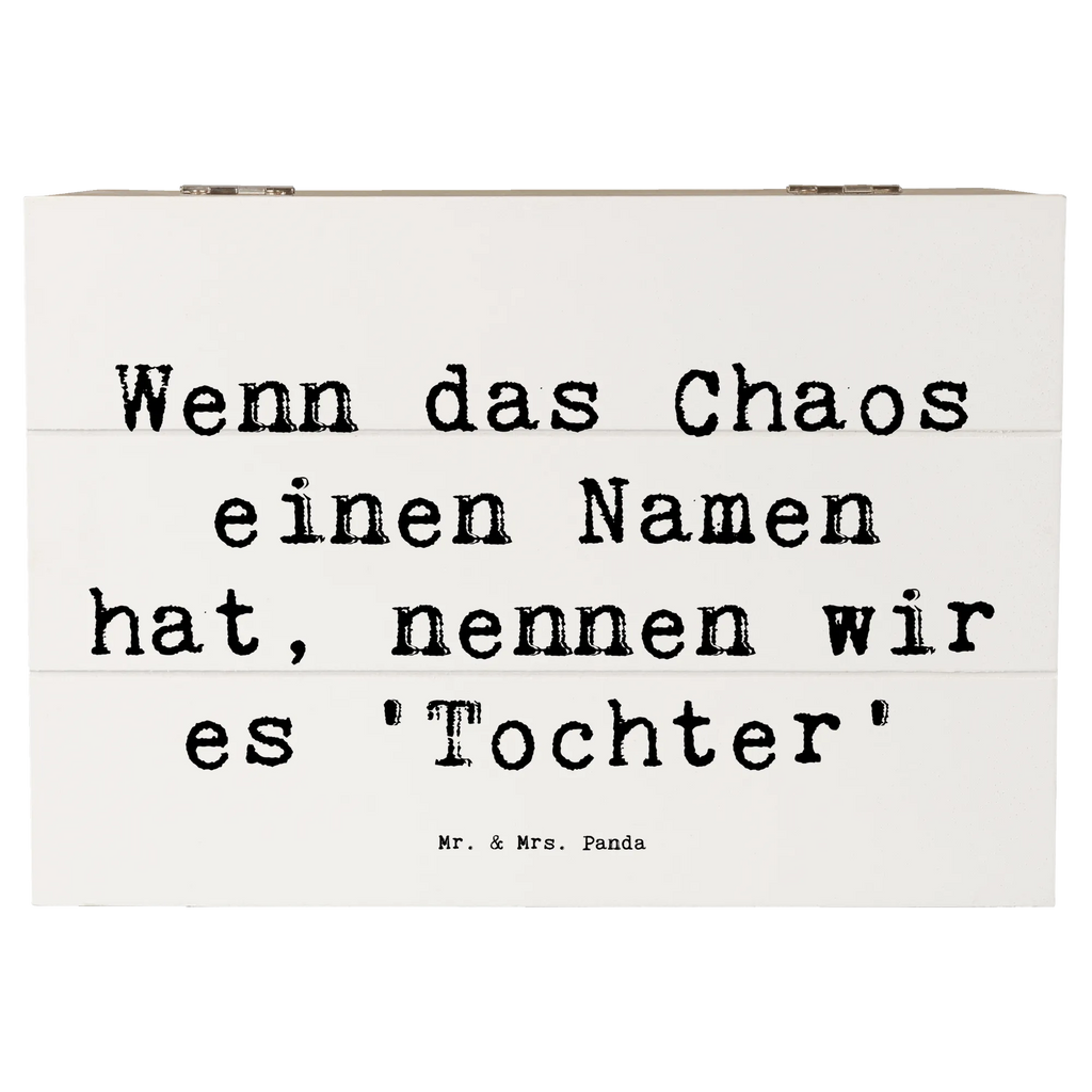 Holzkiste Spruch Chaos Tochter Holzkiste, Kiste, Schatzkiste, Truhe, Schatulle, XXL, Erinnerungsbox, Erinnerungskiste, Dekokiste, Aufbewahrungsbox, Geschenkbox, Geschenkdose, Familie, Vatertag, Muttertag, Bruder, Schwester, Mama, Papa, Oma, Opa