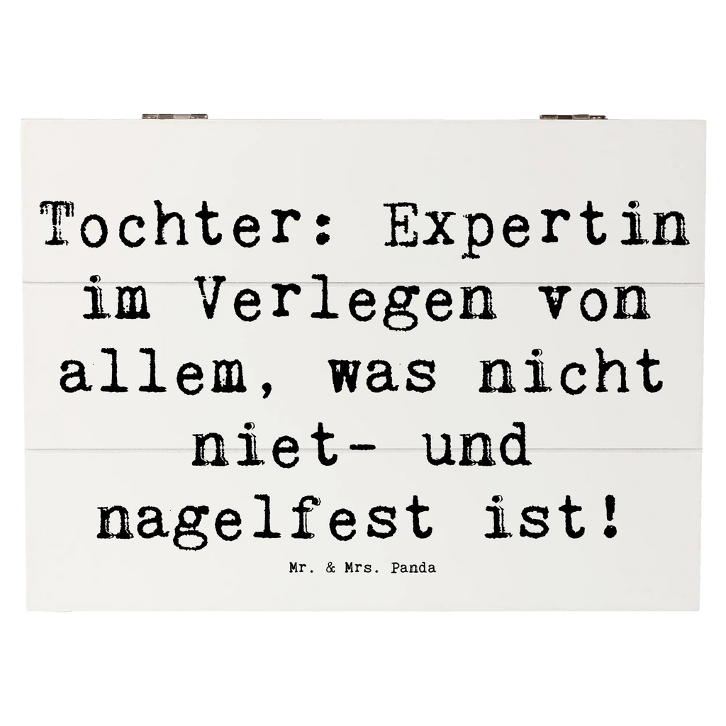 Holzkiste Spruch Tochter Expertin Holzkiste, Kiste, Schatzkiste, Truhe, Schatulle, XXL, Erinnerungsbox, Erinnerungskiste, Dekokiste, Aufbewahrungsbox, Geschenkbox, Geschenkdose, Familie, Vatertag, Muttertag, Bruder, Schwester, Mama, Papa, Oma, Opa