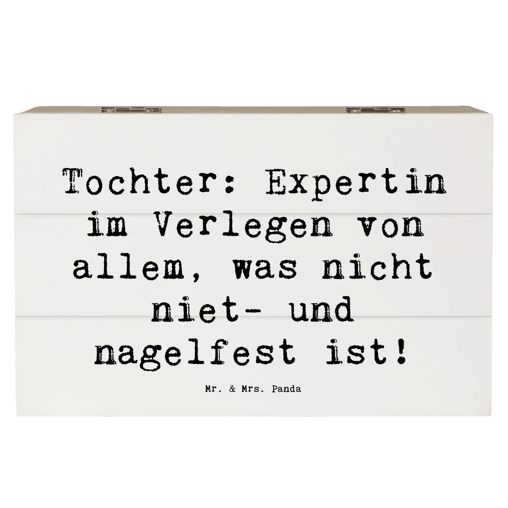 Holzkiste Spruch Tochter Expertin Holzkiste, Kiste, Schatzkiste, Truhe, Schatulle, XXL, Erinnerungsbox, Erinnerungskiste, Dekokiste, Aufbewahrungsbox, Geschenkbox, Geschenkdose, Familie, Vatertag, Muttertag, Bruder, Schwester, Mama, Papa, Oma, Opa