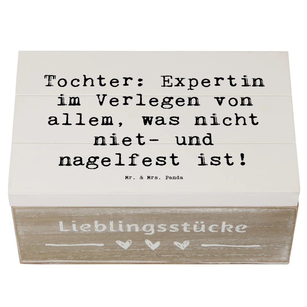 Holzkiste Spruch Tochter Expertin Holzkiste, Kiste, Schatzkiste, Truhe, Schatulle, XXL, Erinnerungsbox, Erinnerungskiste, Dekokiste, Aufbewahrungsbox, Geschenkbox, Geschenkdose, Familie, Vatertag, Muttertag, Bruder, Schwester, Mama, Papa, Oma, Opa