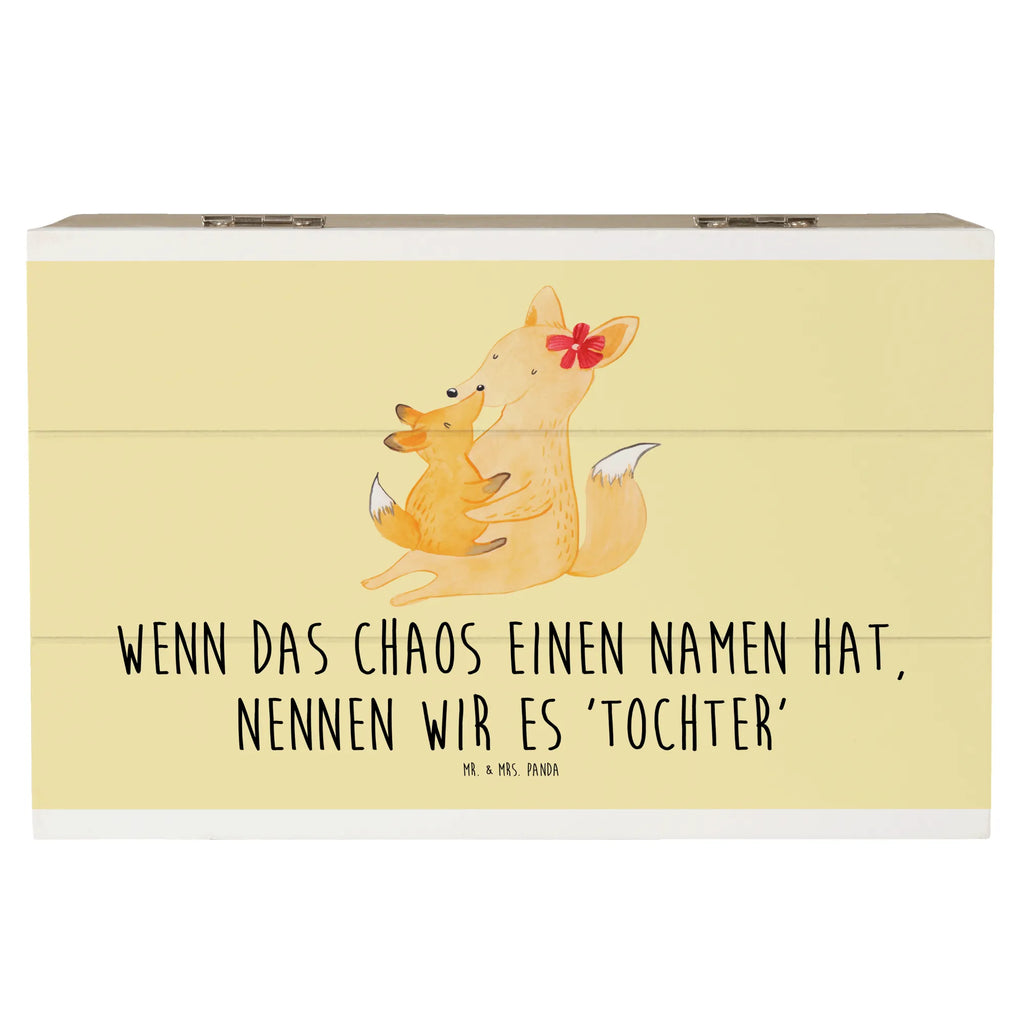 Holzkiste Chaos Tochter Holzkiste, Kiste, Schatzkiste, Truhe, Schatulle, XXL, Erinnerungsbox, Erinnerungskiste, Dekokiste, Aufbewahrungsbox, Geschenkbox, Geschenkdose, Familie, Vatertag, Muttertag, Bruder, Schwester, Mama, Papa, Oma, Opa