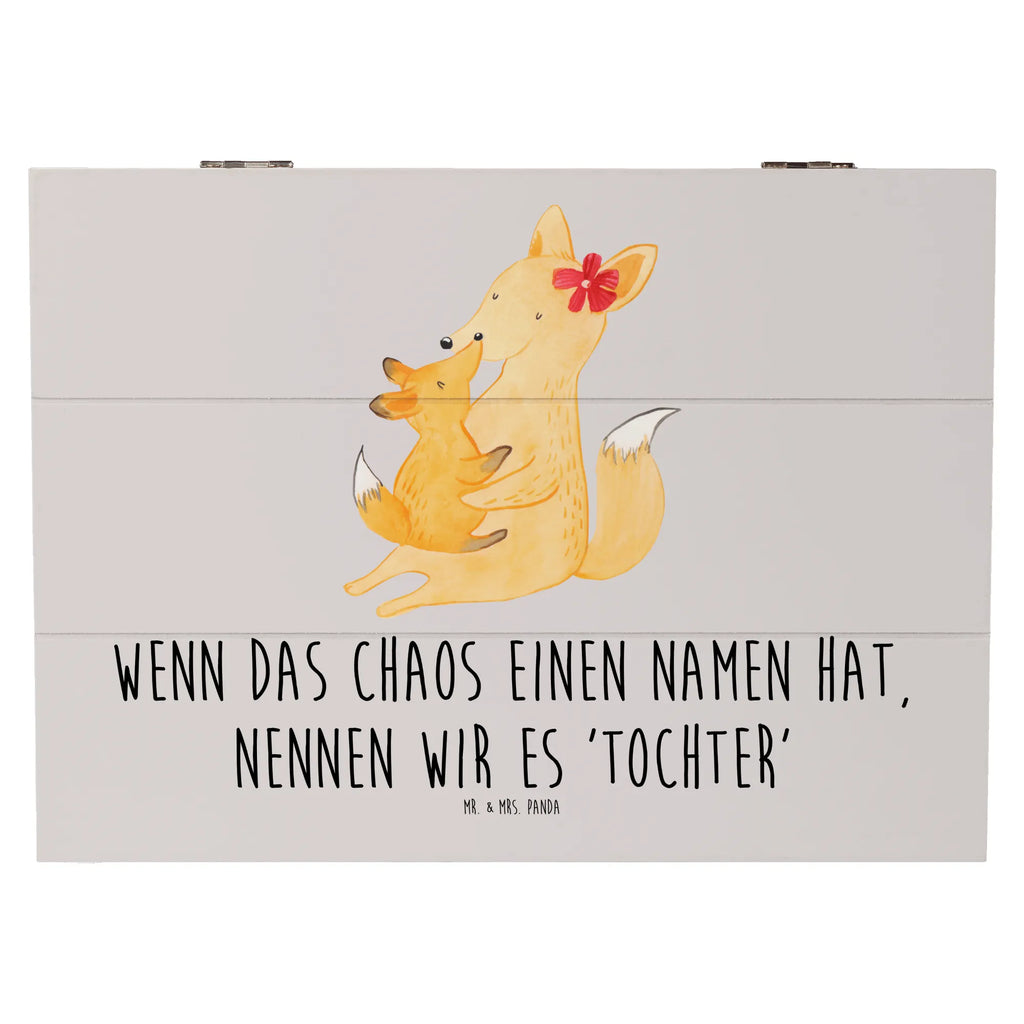 Holzkiste Chaos Tochter Holzkiste, Kiste, Schatzkiste, Truhe, Schatulle, XXL, Erinnerungsbox, Erinnerungskiste, Dekokiste, Aufbewahrungsbox, Geschenkbox, Geschenkdose, Familie, Vatertag, Muttertag, Bruder, Schwester, Mama, Papa, Oma, Opa