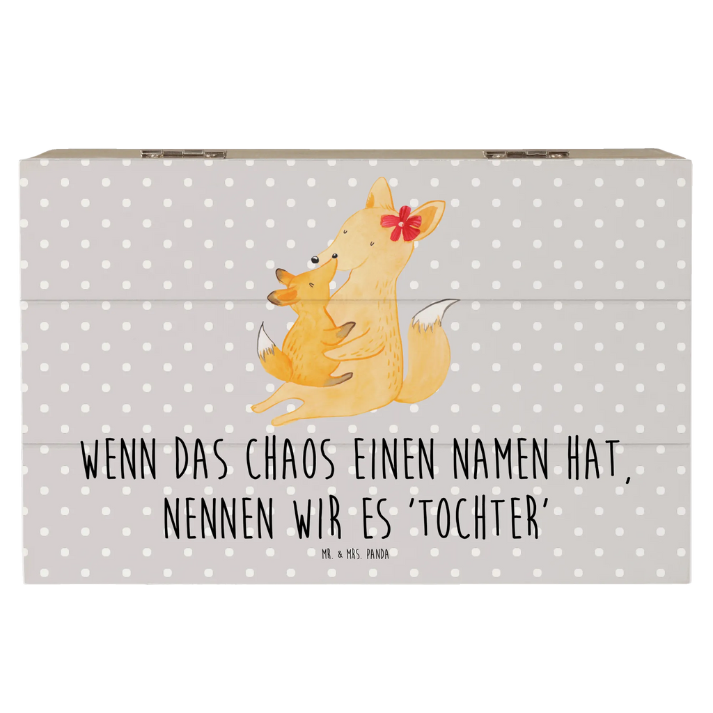 Holzkiste Chaos Tochter Holzkiste, Kiste, Schatzkiste, Truhe, Schatulle, XXL, Erinnerungsbox, Erinnerungskiste, Dekokiste, Aufbewahrungsbox, Geschenkbox, Geschenkdose, Familie, Vatertag, Muttertag, Bruder, Schwester, Mama, Papa, Oma, Opa