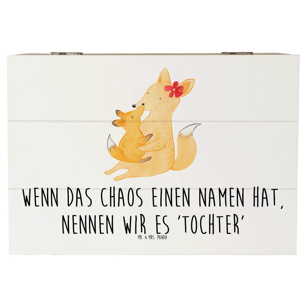 Holzkiste Chaos Tochter Holzkiste, Kiste, Schatzkiste, Truhe, Schatulle, XXL, Erinnerungsbox, Erinnerungskiste, Dekokiste, Aufbewahrungsbox, Geschenkbox, Geschenkdose, Familie, Vatertag, Muttertag, Bruder, Schwester, Mama, Papa, Oma, Opa