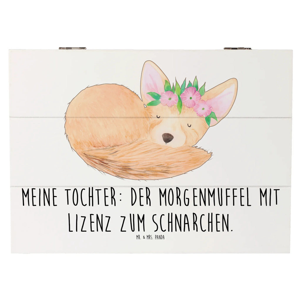 Holzkiste Tochter Morgenmuffel Holzkiste, Kiste, Schatzkiste, Truhe, Schatulle, XXL, Erinnerungsbox, Erinnerungskiste, Dekokiste, Aufbewahrungsbox, Geschenkbox, Geschenkdose, Familie, Vatertag, Muttertag, Bruder, Schwester, Mama, Papa, Oma, Opa