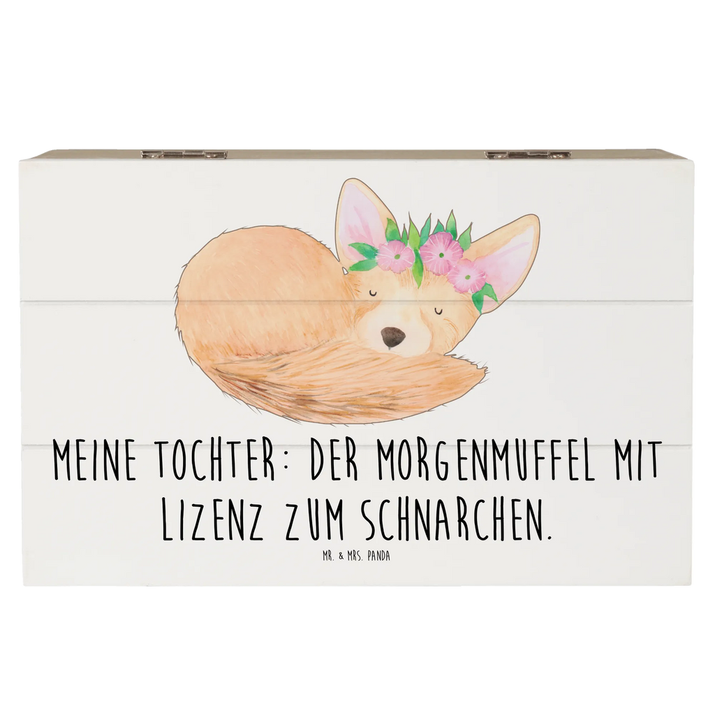 Holzkiste Tochter Morgenmuffel Holzkiste, Kiste, Schatzkiste, Truhe, Schatulle, XXL, Erinnerungsbox, Erinnerungskiste, Dekokiste, Aufbewahrungsbox, Geschenkbox, Geschenkdose, Familie, Vatertag, Muttertag, Bruder, Schwester, Mama, Papa, Oma, Opa