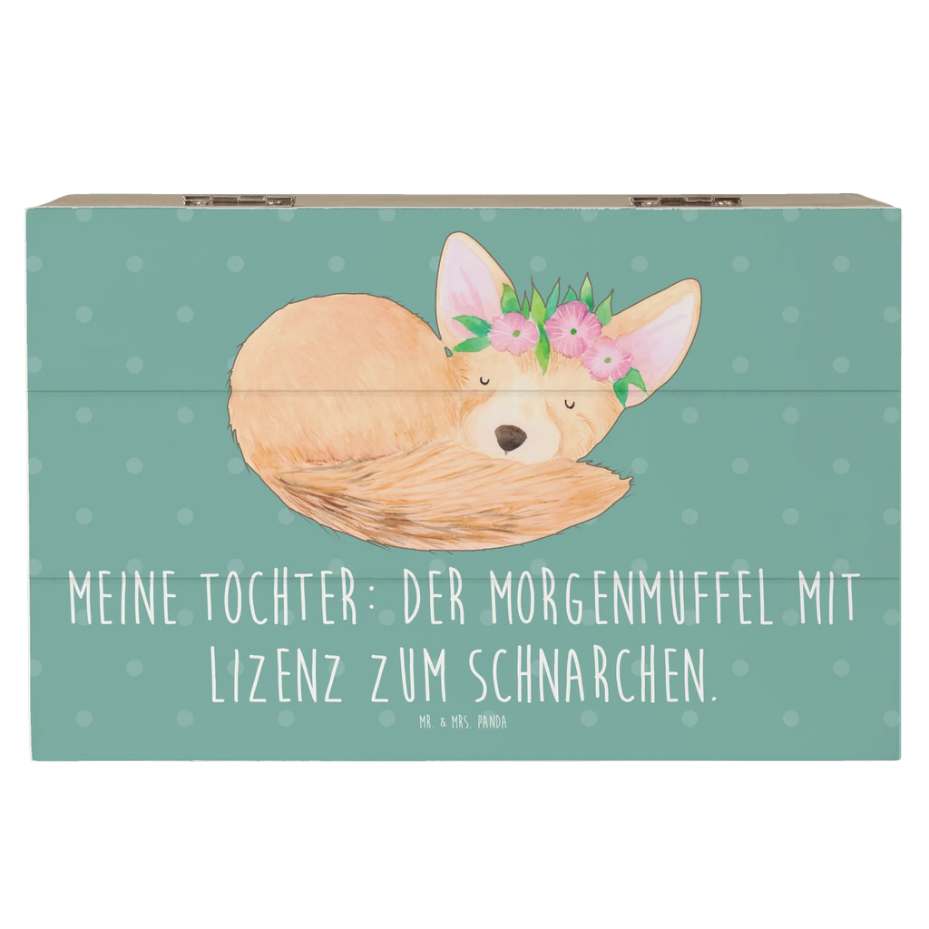 Holzkiste Tochter Morgenmuffel Holzkiste, Kiste, Schatzkiste, Truhe, Schatulle, XXL, Erinnerungsbox, Erinnerungskiste, Dekokiste, Aufbewahrungsbox, Geschenkbox, Geschenkdose, Familie, Vatertag, Muttertag, Bruder, Schwester, Mama, Papa, Oma, Opa