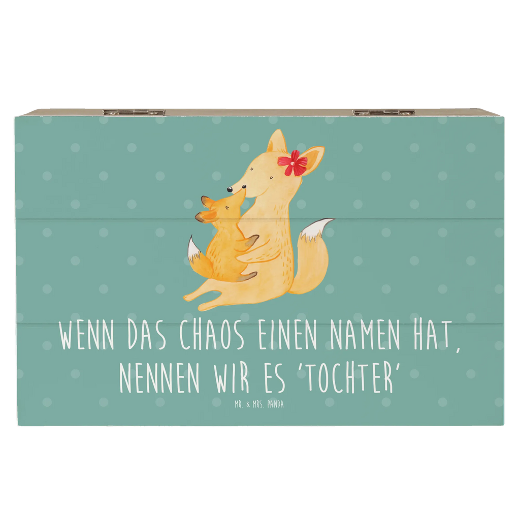 Holzkiste Chaos Tochter Holzkiste, Kiste, Schatzkiste, Truhe, Schatulle, XXL, Erinnerungsbox, Erinnerungskiste, Dekokiste, Aufbewahrungsbox, Geschenkbox, Geschenkdose, Familie, Vatertag, Muttertag, Bruder, Schwester, Mama, Papa, Oma, Opa