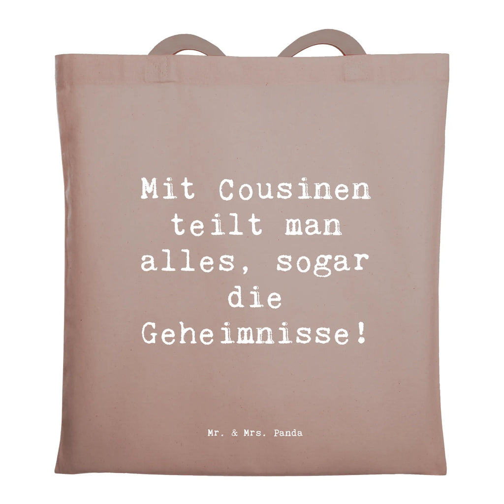 Tragetasche Spruch Cousine Geheimnisse Beuteltasche, Beutel, Einkaufstasche, Jutebeutel, Stoffbeutel, Tasche, Shopper, Umhängetasche, Strandtasche, Schultertasche, Stofftasche, Tragetasche, Badetasche, Jutetasche, Einkaufstüte, Laptoptasche, Familie, Vatertag, Muttertag, Bruder, Schwester, Mama, Papa, Oma, Opa