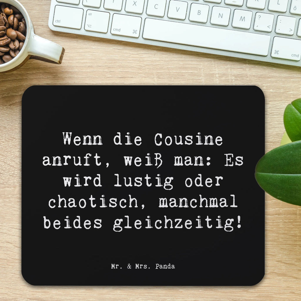 Mauspad Spruch Cousine Abenteuer Mousepad, Computer zubehör, Büroausstattung, PC Zubehör, Arbeitszimmer, Mauspad, Einzigartiges Mauspad, Designer Mauspad, Mausunterlage, Mauspad Büro, Familie, Vatertag, Muttertag, Bruder, Schwester, Mama, Papa, Oma, Opa