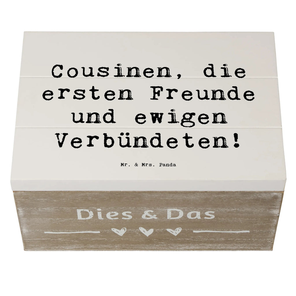 Holzkiste Spruch Cousine Freunde Holzkiste, Kiste, Schatzkiste, Truhe, Schatulle, XXL, Erinnerungsbox, Erinnerungskiste, Dekokiste, Aufbewahrungsbox, Geschenkbox, Geschenkdose, Familie, Vatertag, Muttertag, Bruder, Schwester, Mama, Papa, Oma, Opa