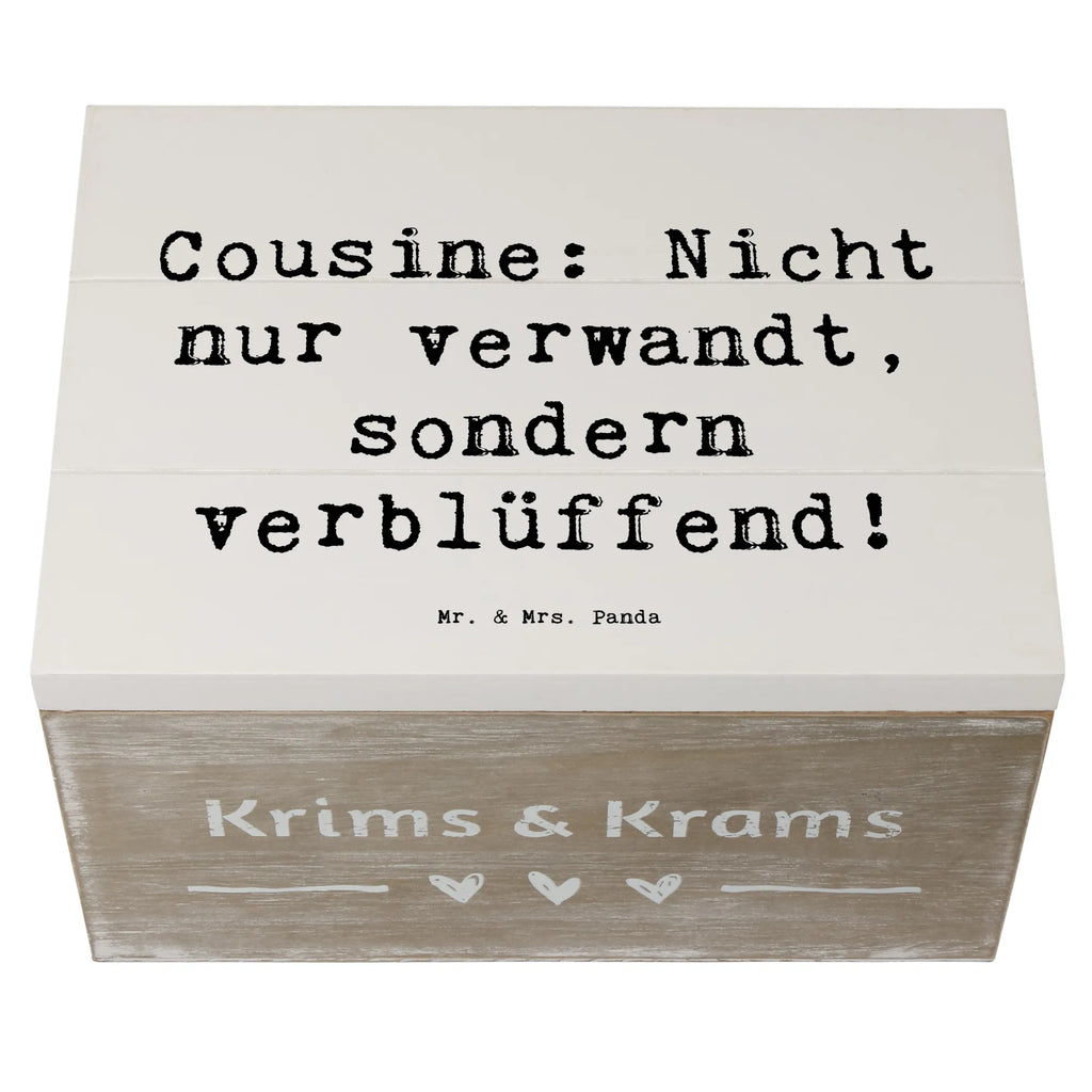 Holzkiste Spruch Cousine Wunder Holzkiste, Kiste, Schatzkiste, Truhe, Schatulle, XXL, Erinnerungsbox, Erinnerungskiste, Dekokiste, Aufbewahrungsbox, Geschenkbox, Geschenkdose, Familie, Vatertag, Muttertag, Bruder, Schwester, Mama, Papa, Oma, Opa