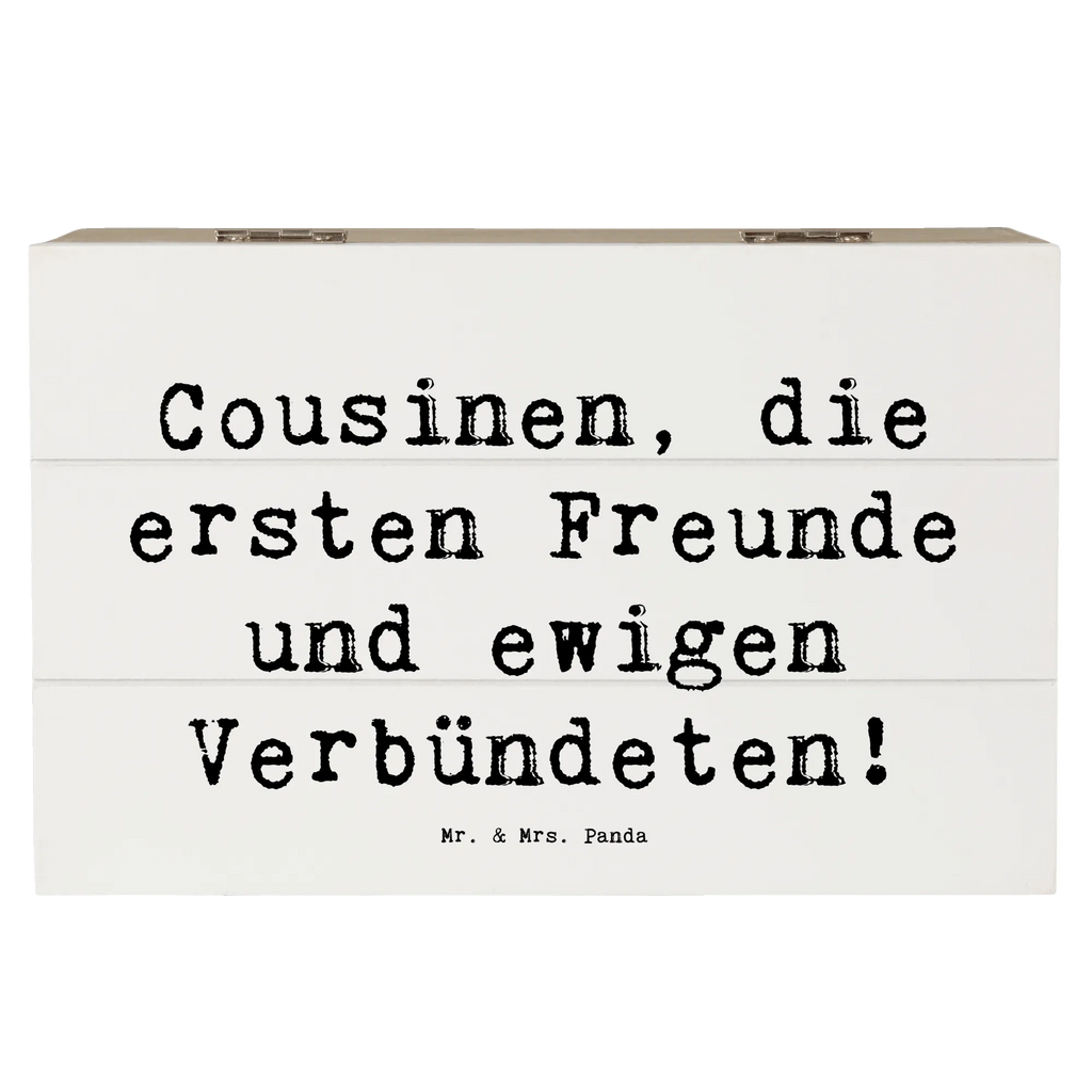 Holzkiste Spruch Cousine Freunde Holzkiste, Kiste, Schatzkiste, Truhe, Schatulle, XXL, Erinnerungsbox, Erinnerungskiste, Dekokiste, Aufbewahrungsbox, Geschenkbox, Geschenkdose, Familie, Vatertag, Muttertag, Bruder, Schwester, Mama, Papa, Oma, Opa