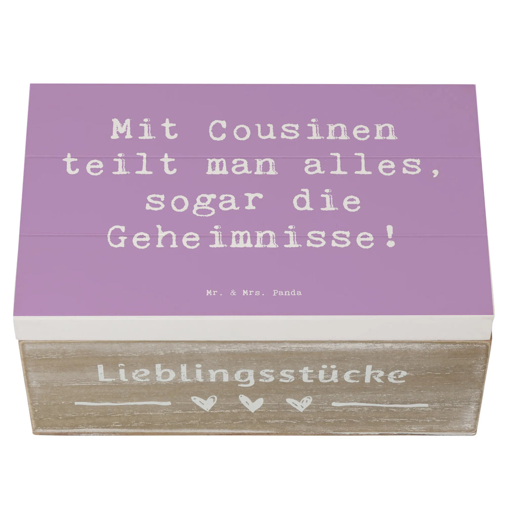 Holzkiste Spruch Cousine Geheimnisse Holzkiste, Kiste, Schatzkiste, Truhe, Schatulle, XXL, Erinnerungsbox, Erinnerungskiste, Dekokiste, Aufbewahrungsbox, Geschenkbox, Geschenkdose, Familie, Vatertag, Muttertag, Bruder, Schwester, Mama, Papa, Oma, Opa