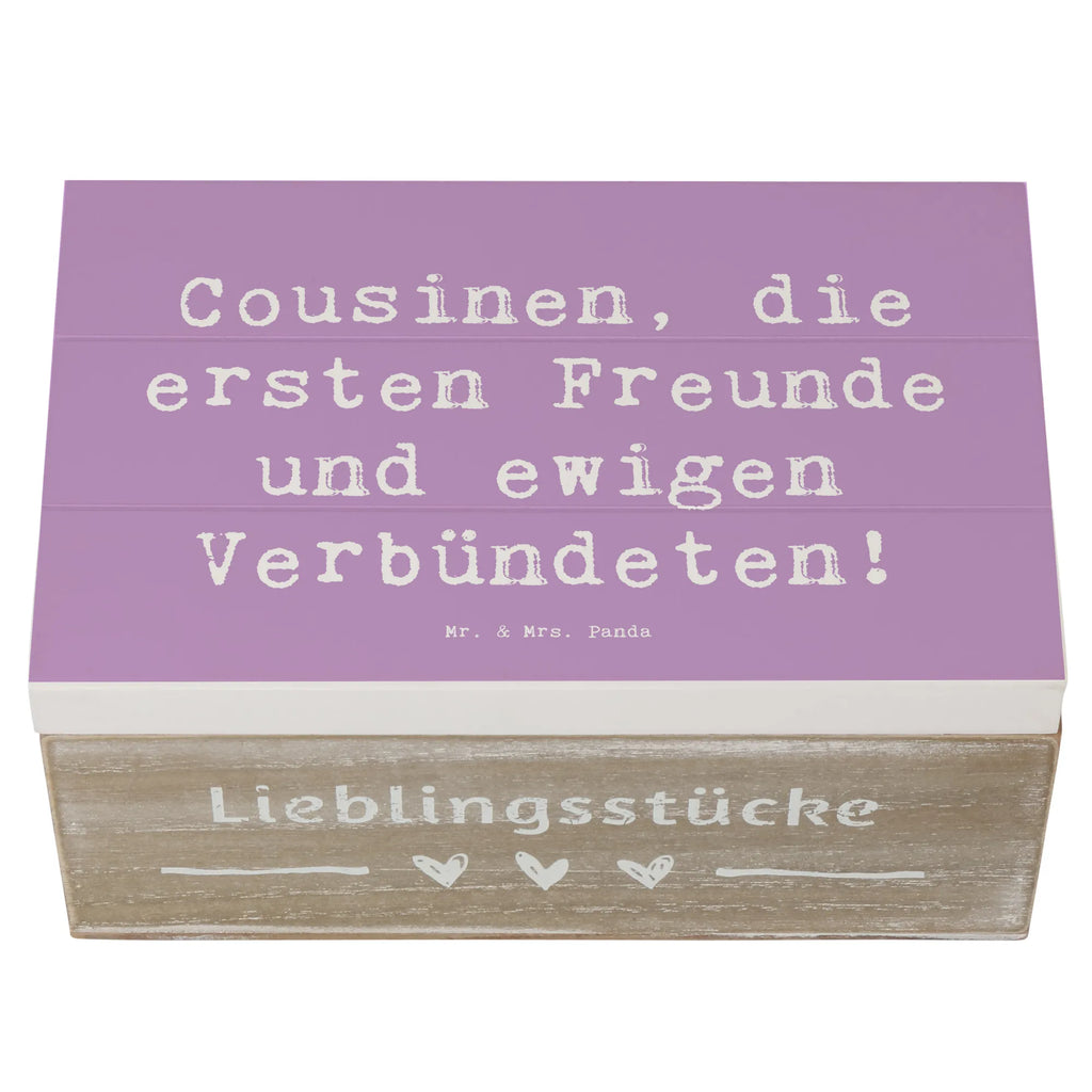 Holzkiste Spruch Cousine Freunde Holzkiste, Kiste, Schatzkiste, Truhe, Schatulle, XXL, Erinnerungsbox, Erinnerungskiste, Dekokiste, Aufbewahrungsbox, Geschenkbox, Geschenkdose, Familie, Vatertag, Muttertag, Bruder, Schwester, Mama, Papa, Oma, Opa