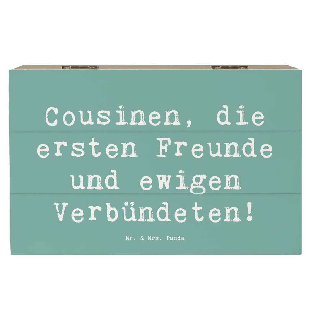 Holzkiste Spruch Cousine Freunde Holzkiste, Kiste, Schatzkiste, Truhe, Schatulle, XXL, Erinnerungsbox, Erinnerungskiste, Dekokiste, Aufbewahrungsbox, Geschenkbox, Geschenkdose, Familie, Vatertag, Muttertag, Bruder, Schwester, Mama, Papa, Oma, Opa