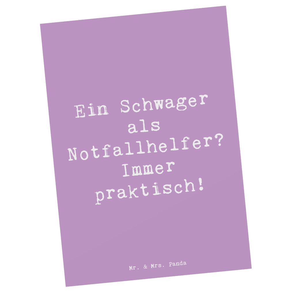 Postkarte Spruch Schwager Notfallhelfer Postkarte, Karte, Geschenkkarte, Grußkarte, Einladung, Ansichtskarte, Geburtstagskarte, Einladungskarte, Dankeskarte, Ansichtskarten, Einladung Geburtstag, Einladungskarten Geburtstag, Familie, Vatertag, Muttertag, Bruder, Schwester, Mama, Papa, Oma, Opa