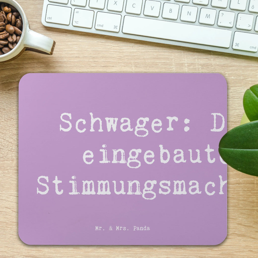 Mauspad Spruch Schwager: Der eingebaute Stimmungsmacher! Mousepad, Computer zubehör, Büroausstattung, PC Zubehör, Arbeitszimmer, Mauspad, Einzigartiges Mauspad, Designer Mauspad, Mausunterlage, Mauspad Büro, Familie, Vatertag, Muttertag, Bruder, Schwester, Mama, Papa, Oma, Opa