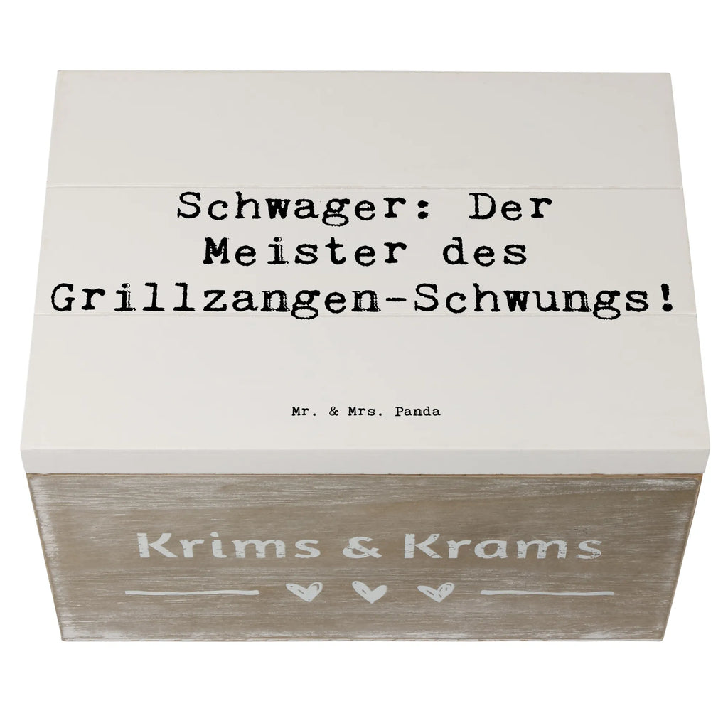 Holzkiste Spruch Schwager Grillmeister Holzkiste, Kiste, Schatzkiste, Truhe, Schatulle, XXL, Erinnerungsbox, Erinnerungskiste, Dekokiste, Aufbewahrungsbox, Geschenkbox, Geschenkdose, Familie, Vatertag, Muttertag, Bruder, Schwester, Mama, Papa, Oma, Opa