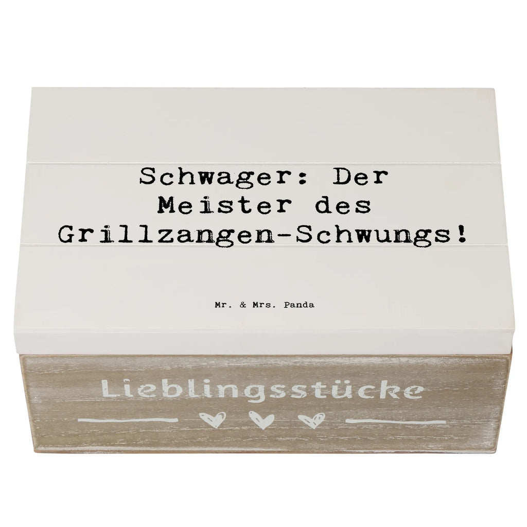 Holzkiste Spruch Schwager Grillmeister Holzkiste, Kiste, Schatzkiste, Truhe, Schatulle, XXL, Erinnerungsbox, Erinnerungskiste, Dekokiste, Aufbewahrungsbox, Geschenkbox, Geschenkdose, Familie, Vatertag, Muttertag, Bruder, Schwester, Mama, Papa, Oma, Opa