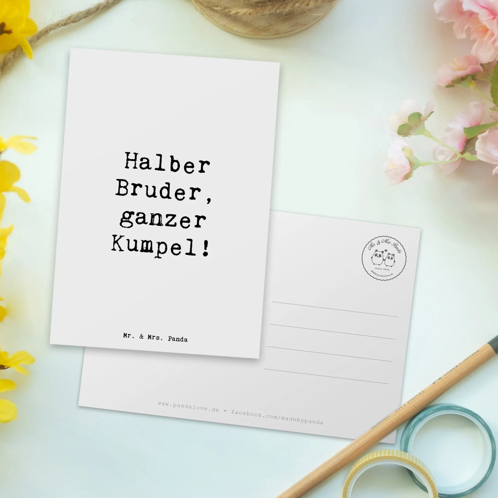 Postkarte Spruch Halbbruder Kumpel Postkarte, Karte, Geschenkkarte, Grußkarte, Einladung, Ansichtskarte, Geburtstagskarte, Einladungskarte, Dankeskarte, Ansichtskarten, Einladung Geburtstag, Einladungskarten Geburtstag, Familie, Vatertag, Muttertag, Bruder, Schwester, Mama, Papa, Oma, Opa