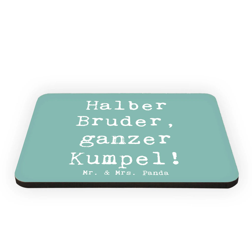 Magnet Spruch Halbbruder Kumpel Kühlschrankmagnet, Pinnwandmagnet, Souvenir Magnet, Motivmagnete, Dekomagnet, Whiteboard Magnet, Notiz Magnet, Kühlschrank Dekoration, Familie, Vatertag, Muttertag, Bruder, Schwester, Mama, Papa, Oma, Opa