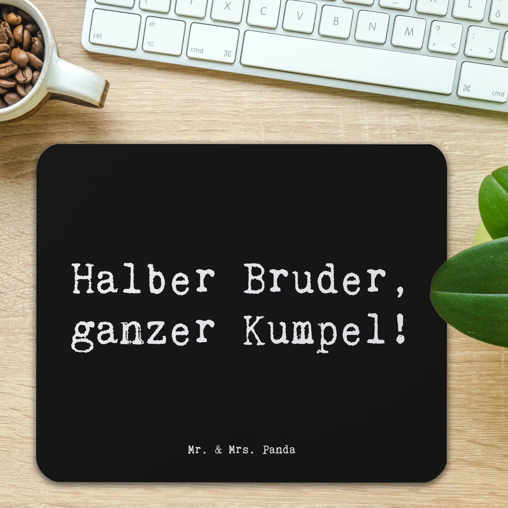 Mauspad Spruch Halbbruder Kumpel Mousepad, Computer zubehör, Büroausstattung, PC Zubehör, Arbeitszimmer, Mauspad, Einzigartiges Mauspad, Designer Mauspad, Mausunterlage, Mauspad Büro, Familie, Vatertag, Muttertag, Bruder, Schwester, Mama, Papa, Oma, Opa