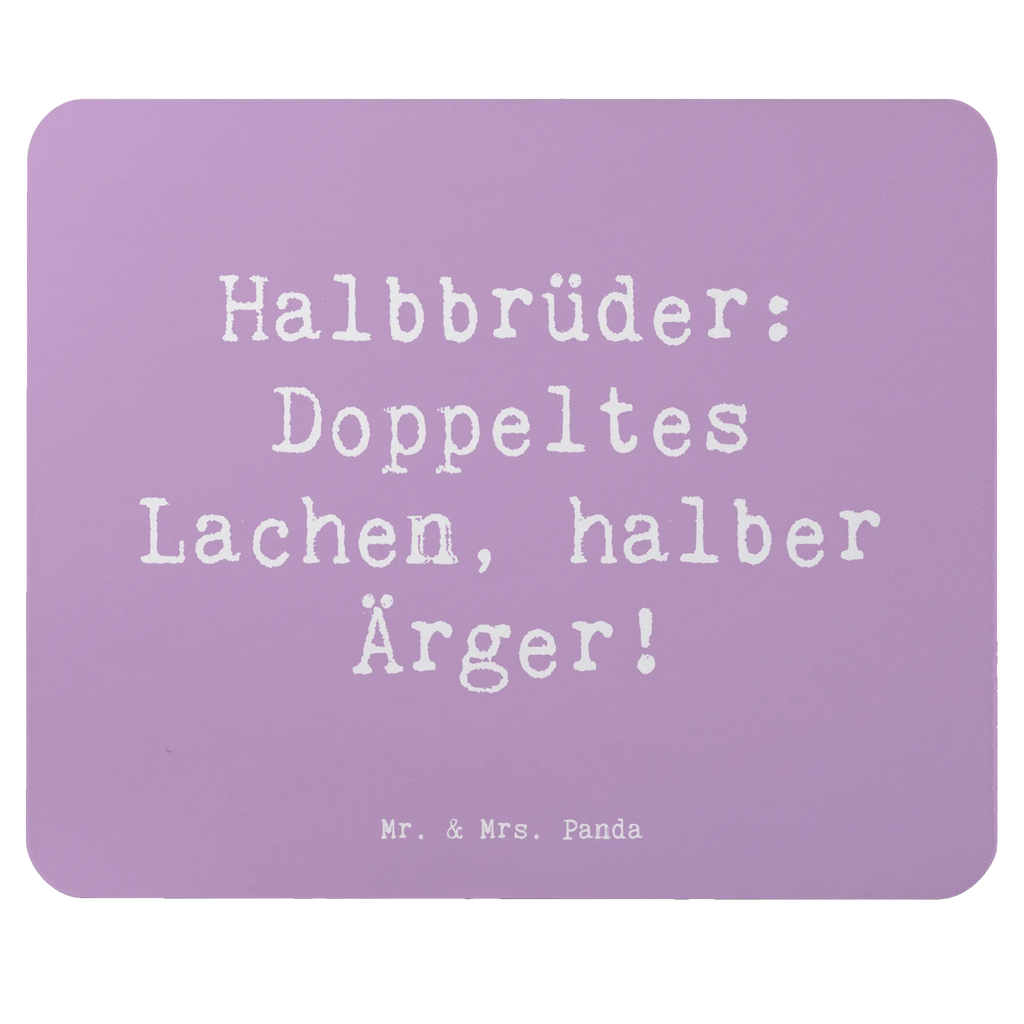 Mauspad Spruch Halbbruder Lachen Mousepad, Computer zubehör, Büroausstattung, PC Zubehör, Arbeitszimmer, Mauspad, Einzigartiges Mauspad, Designer Mauspad, Mausunterlage, Mauspad Büro, Familie, Vatertag, Muttertag, Bruder, Schwester, Mama, Papa, Oma, Opa