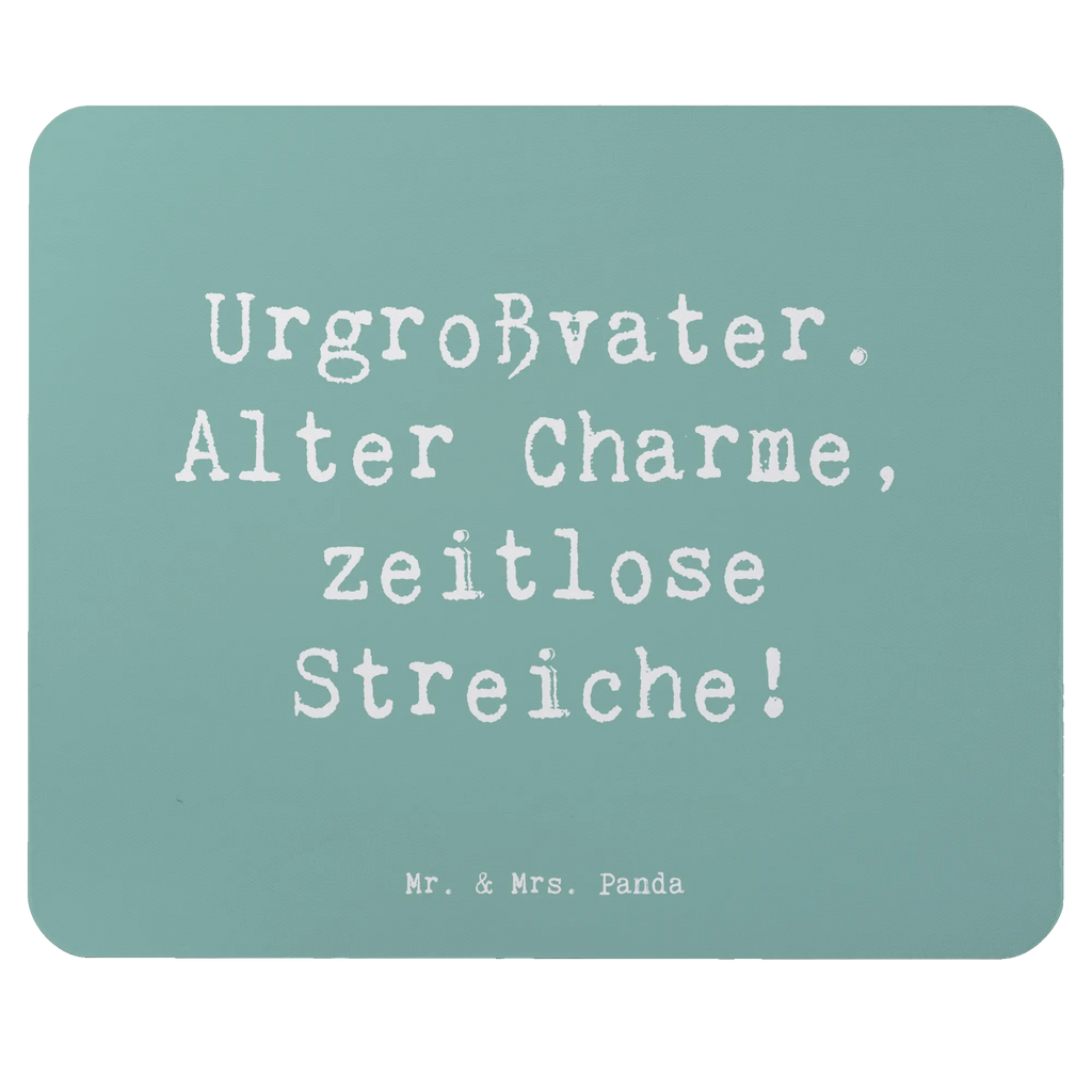 Mauspad Spruch Urgroßvater Charme Mousepad, Computer zubehör, Büroausstattung, PC Zubehör, Arbeitszimmer, Mauspad, Einzigartiges Mauspad, Designer Mauspad, Mausunterlage, Mauspad Büro, Familie, Vatertag, Muttertag, Bruder, Schwester, Mama, Papa, Oma, Opa