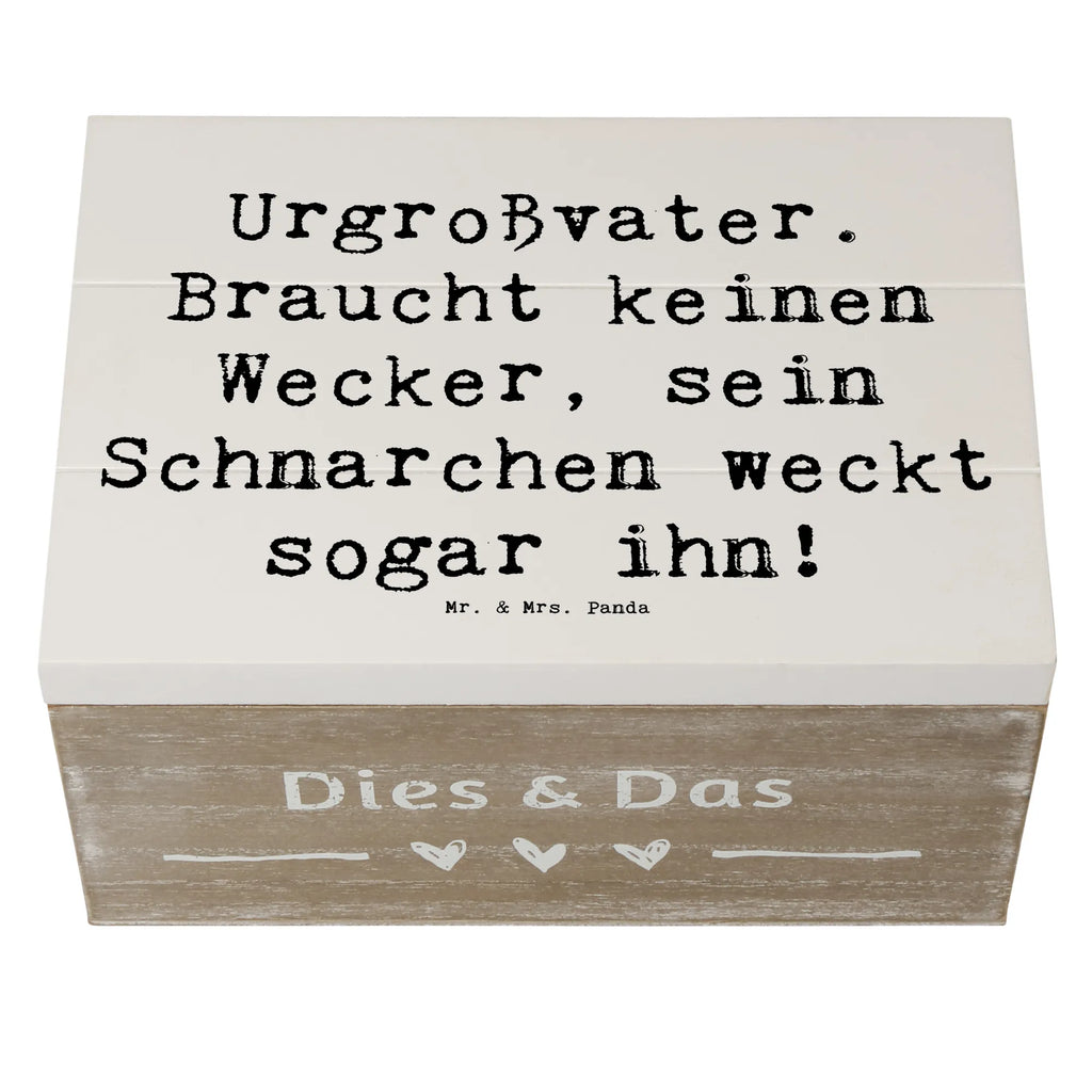 Holzkiste Spruch Urgroßvater Schnarchen Holzkiste, Kiste, Schatzkiste, Truhe, Schatulle, XXL, Erinnerungsbox, Erinnerungskiste, Dekokiste, Aufbewahrungsbox, Geschenkbox, Geschenkdose, Familie, Vatertag, Muttertag, Bruder, Schwester, Mama, Papa, Oma, Opa