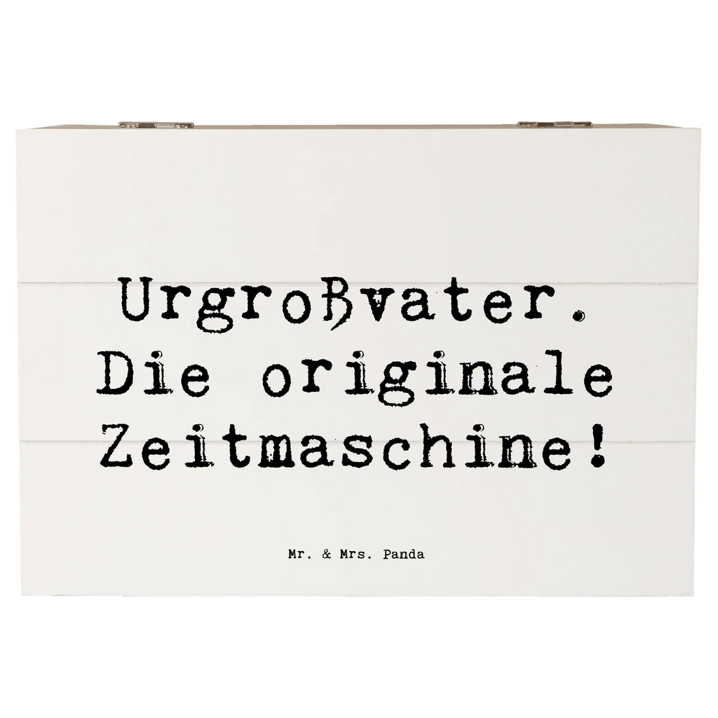 Holzkiste Spruch Urgroßvater Zeitmaschine Holzkiste, Kiste, Schatzkiste, Truhe, Schatulle, XXL, Erinnerungsbox, Erinnerungskiste, Dekokiste, Aufbewahrungsbox, Geschenkbox, Geschenkdose, Familie, Vatertag, Muttertag, Bruder, Schwester, Mama, Papa, Oma, Opa