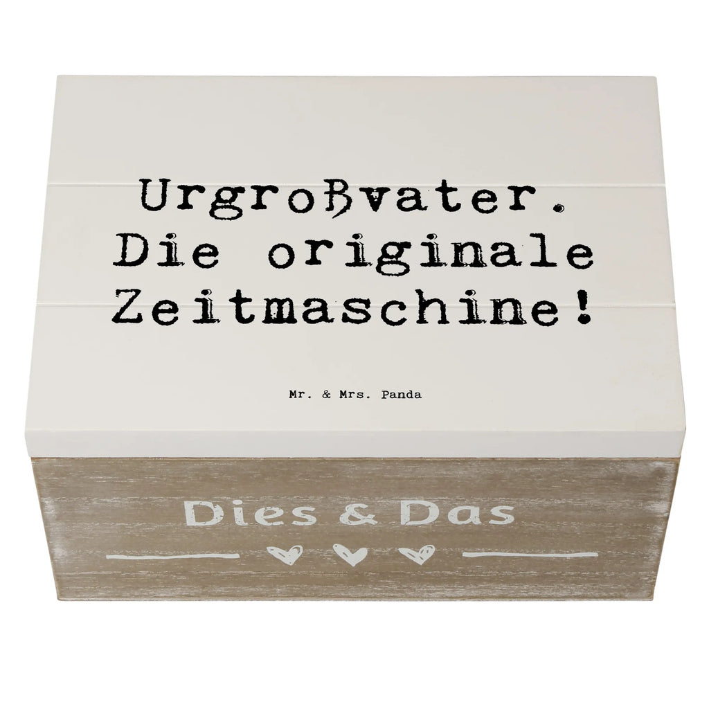 Holzkiste Spruch Urgroßvater Zeitmaschine Holzkiste, Kiste, Schatzkiste, Truhe, Schatulle, XXL, Erinnerungsbox, Erinnerungskiste, Dekokiste, Aufbewahrungsbox, Geschenkbox, Geschenkdose, Familie, Vatertag, Muttertag, Bruder, Schwester, Mama, Papa, Oma, Opa