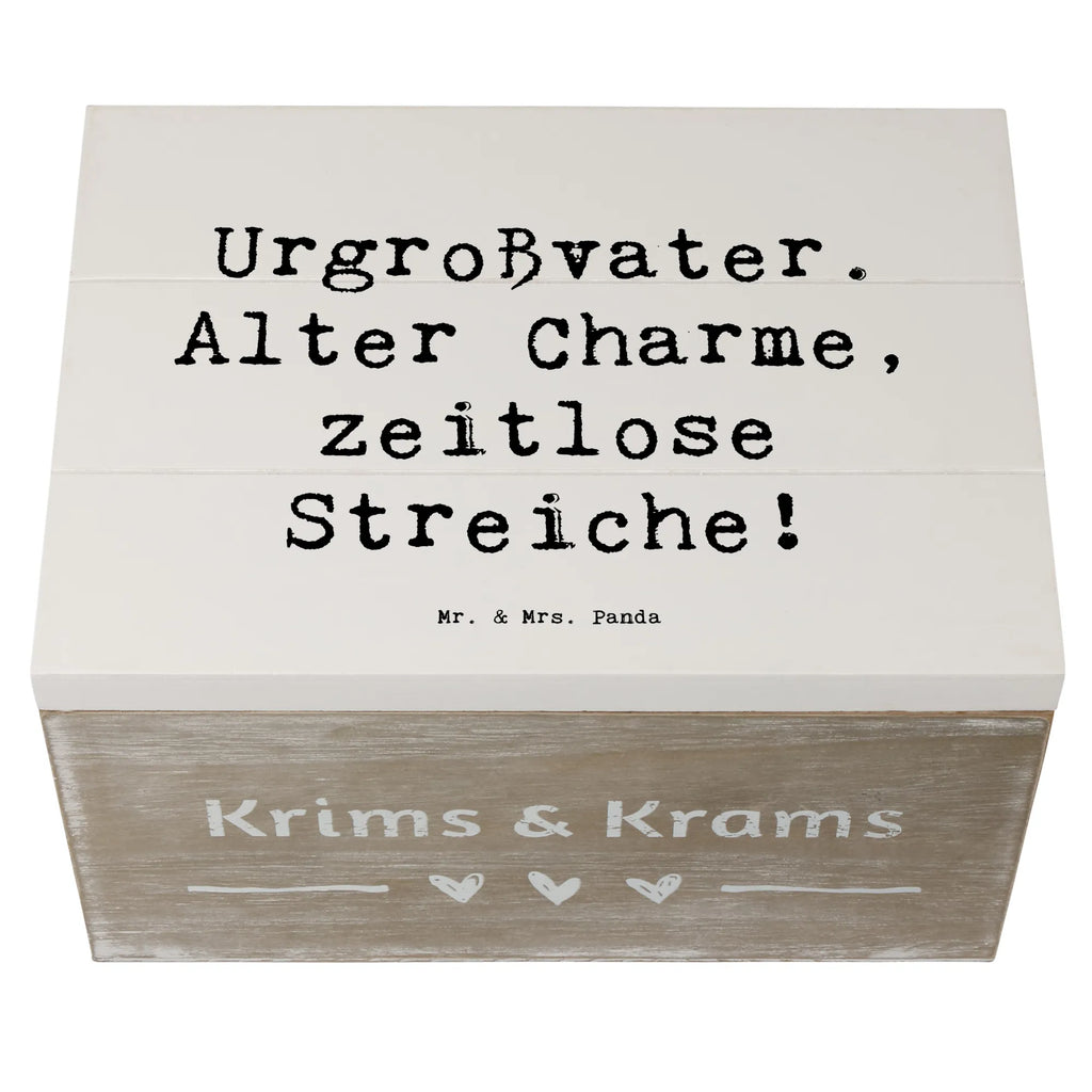 Holzkiste Spruch Urgroßvater Charme Holzkiste, Kiste, Schatzkiste, Truhe, Schatulle, XXL, Erinnerungsbox, Erinnerungskiste, Dekokiste, Aufbewahrungsbox, Geschenkbox, Geschenkdose, Familie, Vatertag, Muttertag, Bruder, Schwester, Mama, Papa, Oma, Opa